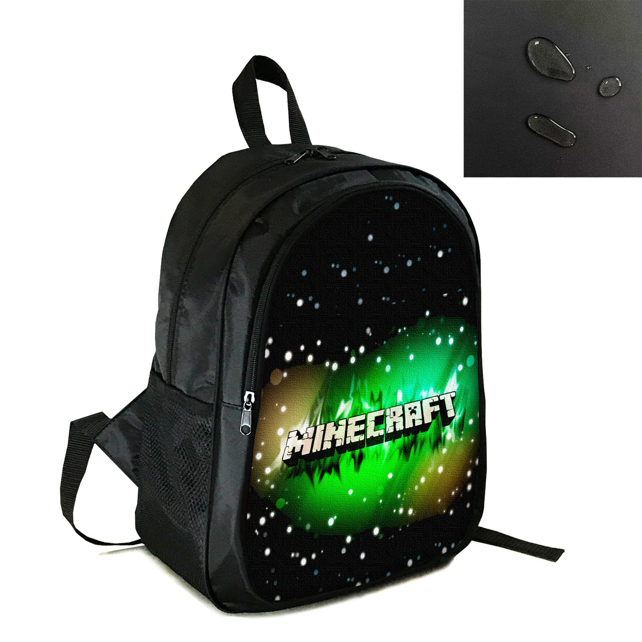 Рюкзак міський/шкільний 38×28см з принтом Minecraft дитячий, підлітковий, спортивний (4174), фото 1