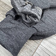 Гамаші чоловічі термо бамбук на байці Уют, розмір XL-5XL, сірі, 220, фото 3