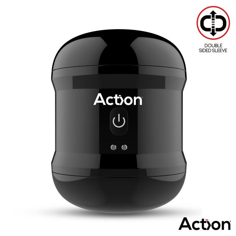 Розібраний вид двостороннього мастурбатора Двосторонній мастурбатор з вібрацією в розібраному вигляді