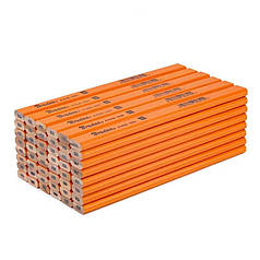 Олівець будівельний, HB 180мм, OCTAGON, помаранчевий, DIY-PC2OC18OR/48D