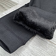 Лосини жіночі термо безшовні поліамід на хутрі Ira, розмір 3XL-4XL, чорні, 2001, фото 2