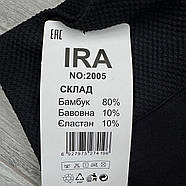 Лосини жіночі термо безшовні поліамід на хутрі Ira, розмір 3XL-4XL, чорні, 2005, фото 4
