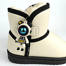 Зимові уггі дитячі бежеві Apawwa розмір, фото 4