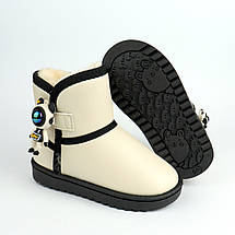 Зимові уггі дитячі бежеві Apawwa розмір, фото 5