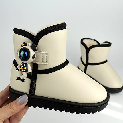 Зимові уггі дитячі бежеві Apawwa розмір, фото 1