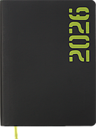Щоденник датований 2026 (A5, гнучка обкладинка, салатовий) Buromax Neon BM.21153-08