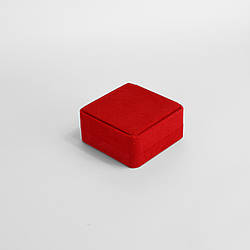 Футляр Класика для годинника браслета 56318черв червоний оксамит розмір 9х9 см