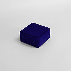 Футляр Класика для годинника браслета 56318син синій оксамит розмір 9х9 см