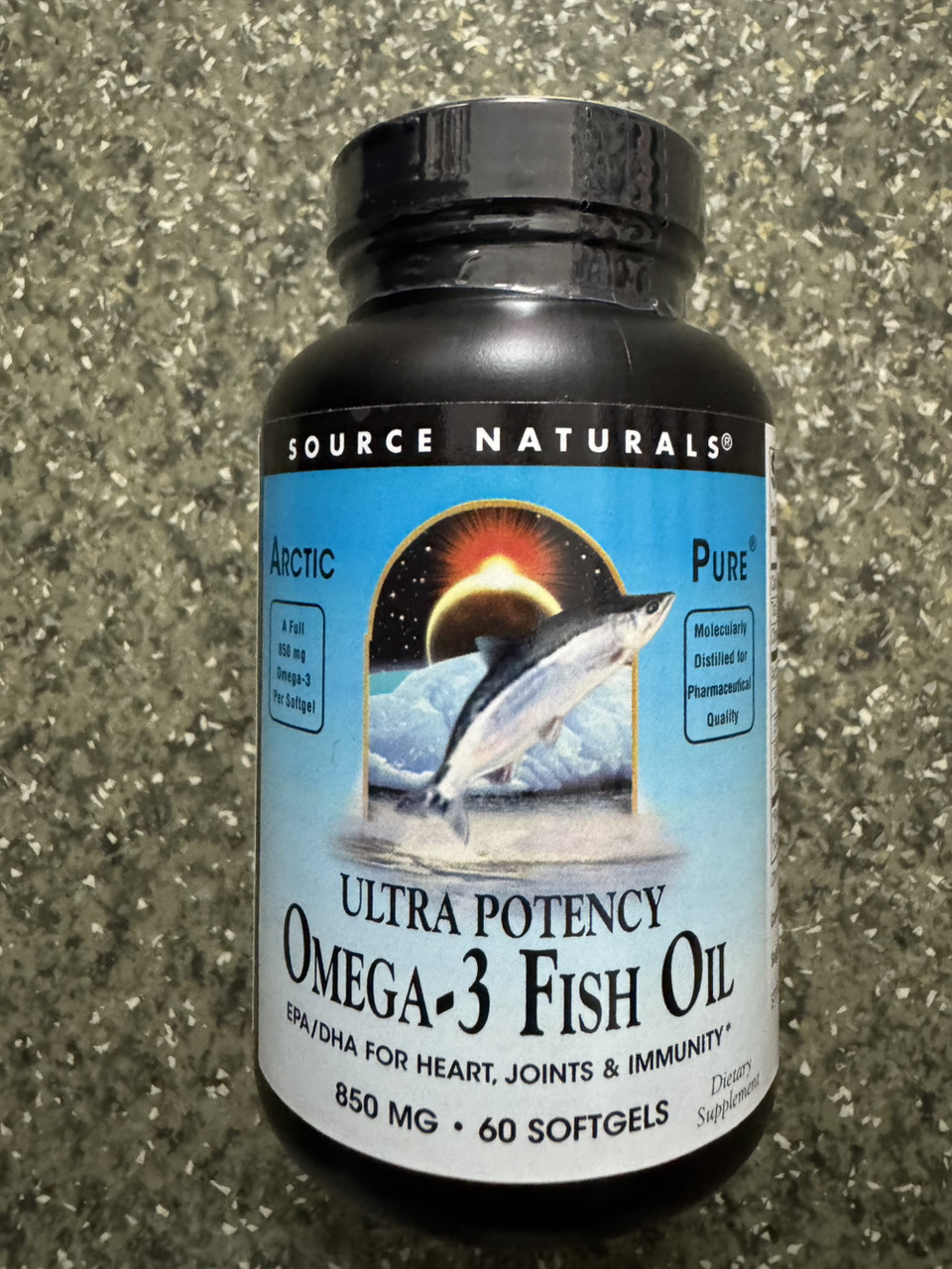 Жирні кислоти Source Naturals Arctic Pure Ultra Potency Omega-3 Fish Oil 850 mg, 120 капсул, фото 1