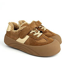 Дитячі зимові кросівки бежеві Apawwa, фото 3