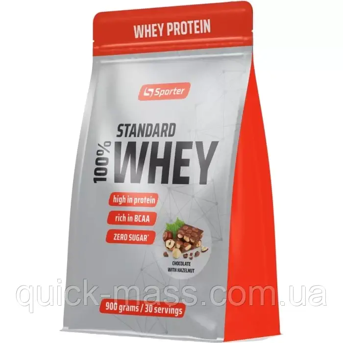 Протеїн Sporter 100% Standart Whey 900 g (різні смаки), фото 1