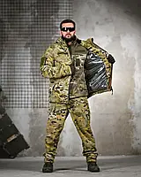 Форма військова утеплена зимова камуфляж комплект Тактичний одяг