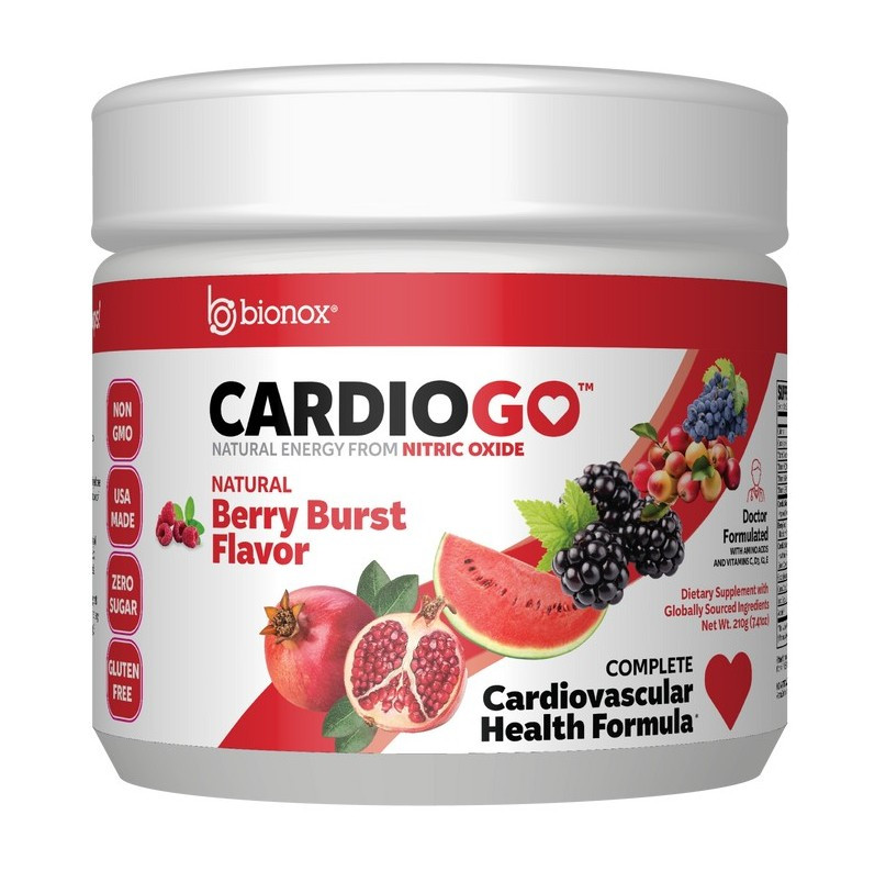 Bionox CardioGO / Комплекс для здоров'я серцево-судинної системи смак ягоди 210 г