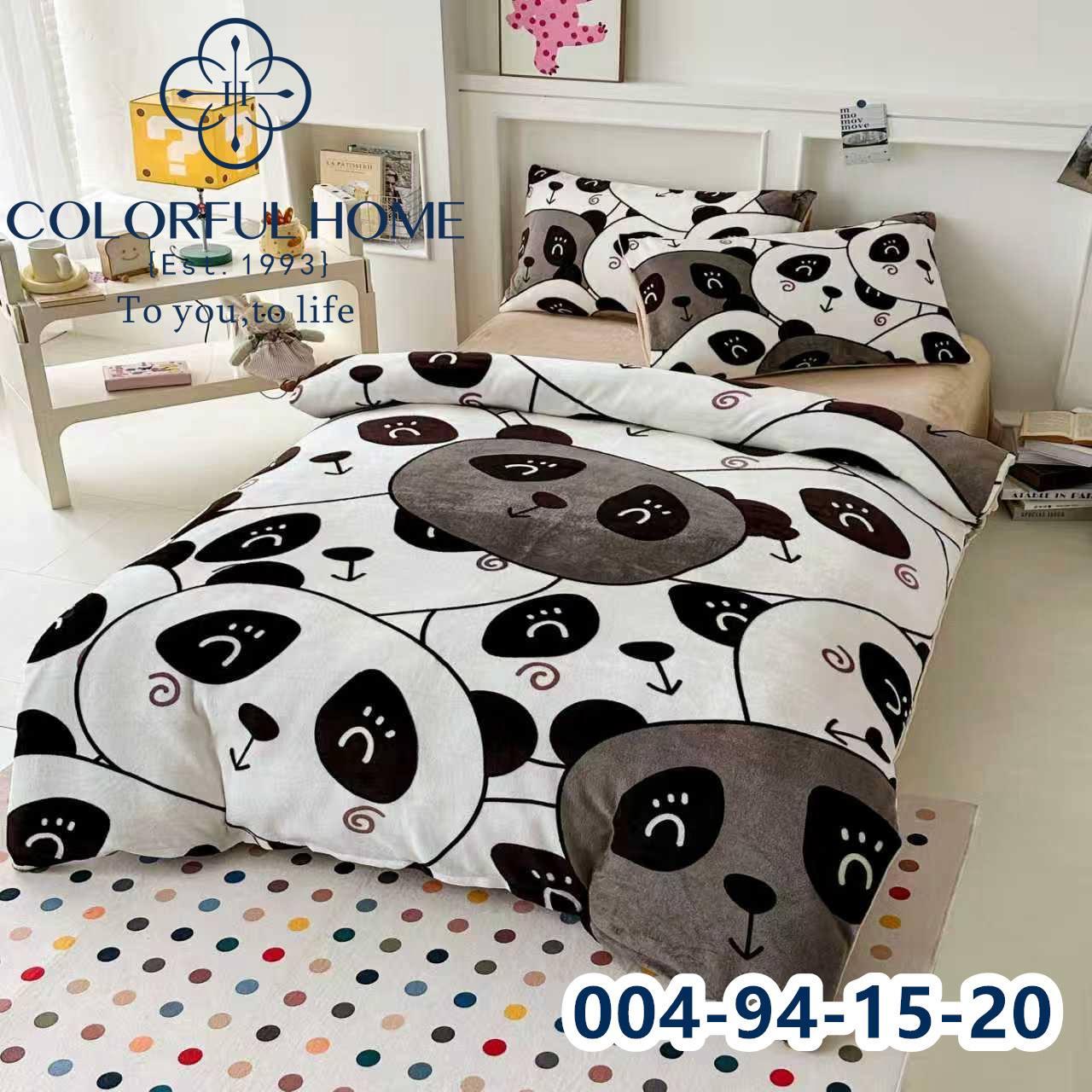 Велюрова постільна білизна полуторний комплект із ведмедиками, фото 1