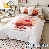 Велюрова постільна білизна полуторний комплект із ведмедиками, фото 2