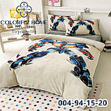 Велюрова постільна білизна полуторний комплект із ведмедиками, фото 10