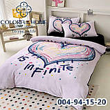 Велюрова постільна білизна полуторний комплект із ведмедиками, фото 3