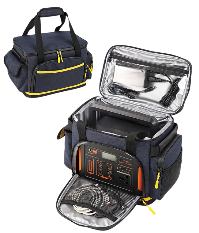 Сумка для зарядної станції 25*17*16 см Small Синя. Чохол для портативної зарядної станції, фото 1