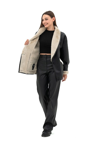 Дублянка жіноча зимова укорочена Джолі,  44р., фото 2