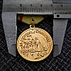 Сувенir Медаль «За оборону Сталінграда». (новодел), фото 3