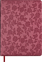 Щоденник датований 2026 (A5, гнучка обкладинка, темно-червоний) Buromax Bloom BM.21156-13