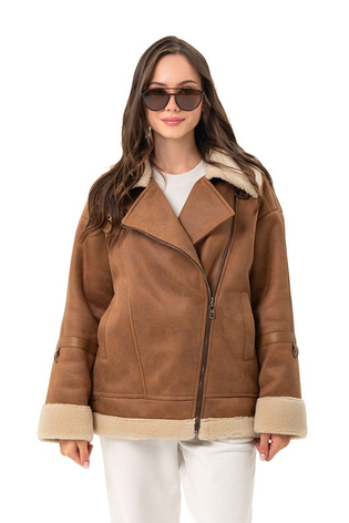 Дублянка жіноча зимова укорочена Міка, 46, 48р., фото 1