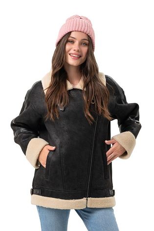 Дублянка жіноча зимова укорочена Міка,  46, 48р., фото 1