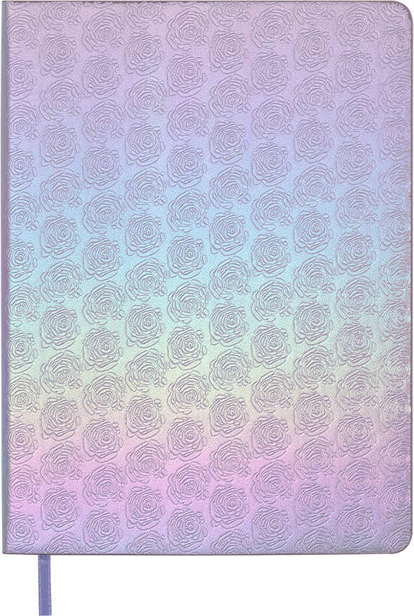 Щоденник датований 2026 (A5, гнучка обкладинка, срібний) Buromax Bloom BM.21156-24, фото 1