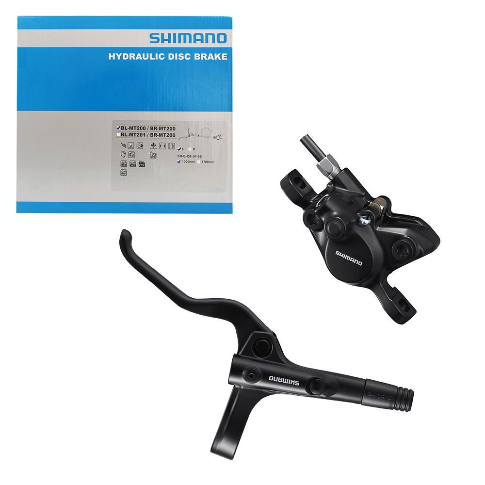 Дискові гальма передні Shimano BL-MT200 гідравлічні на Ліву сторону EMT200KLFPRA100, фото 1