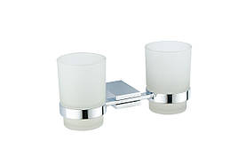 Стакан для зубних щіток VBI NEPTUNE CHROME подвійний