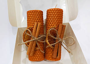 Натуральні свічки із вощини, бджолиного воску.