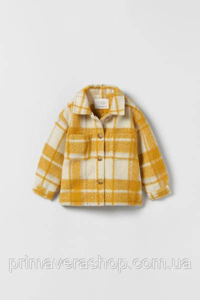 Zara Пальто сорочка унісекс 18-24 місяці 92 см Нове без етикетки, фото 1