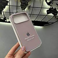 Silicone Case чохол з мікрофіброю для iPhone 17 Pro Max,чохол-бамбер для Айфон 17 Про Макс (колір:Lavender)