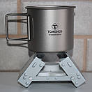 Пальник туристичний для сухого пального складана плита спиртівка на сухий спирт + сухе паливо 32 шт, фото 10