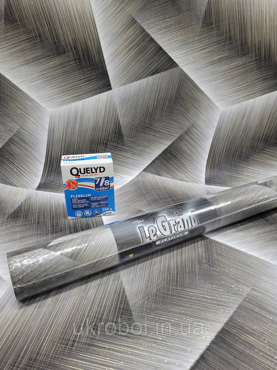 Шпалери вінілові гарячого тиснення LeGrand Platinum "Геліос" 1,06х10,05м.1628-10