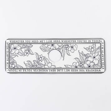 Вологовбираючий килимок для раковини під кран із поліестеру 37,5*13 см HP-42-11W