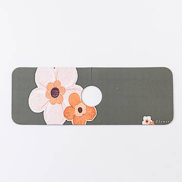 Вологовбираючий килимок для раковини під кран із поліестеру 37,5*13 см HP-42-11GR