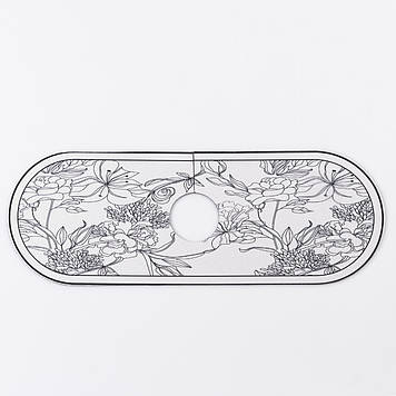 Вологовбираючий килимок для раковини під кран із поліестеру 37,5*13 см HP-42-12W