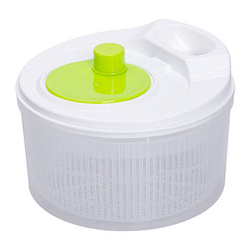 Сушарка для зелені та листя салату 22×21×16 (см) ручна мийка сушарка для зелені, овочів та ягід Зелений HP-45-17GR