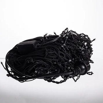 Вулична гірлянда Бахрома 20 м 335 LED гірлянда штора чорний провід Мультиколір 20MBML