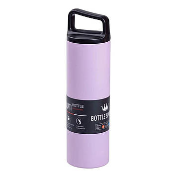 Термос металлический 500 мл Bottle Sport с вакуумной изоляцией фиолетовый HPGM5009V