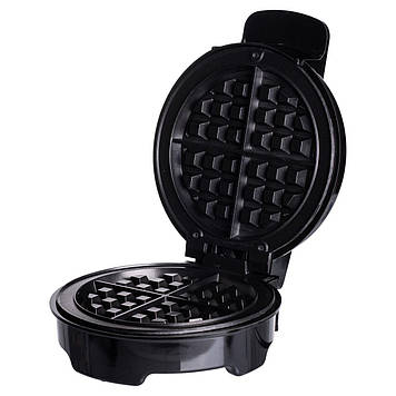 Вафельниця для бельгійських вафель з антипригарним покриттям і LED-індикатором 1000 Вт кругла Sokany SK-519