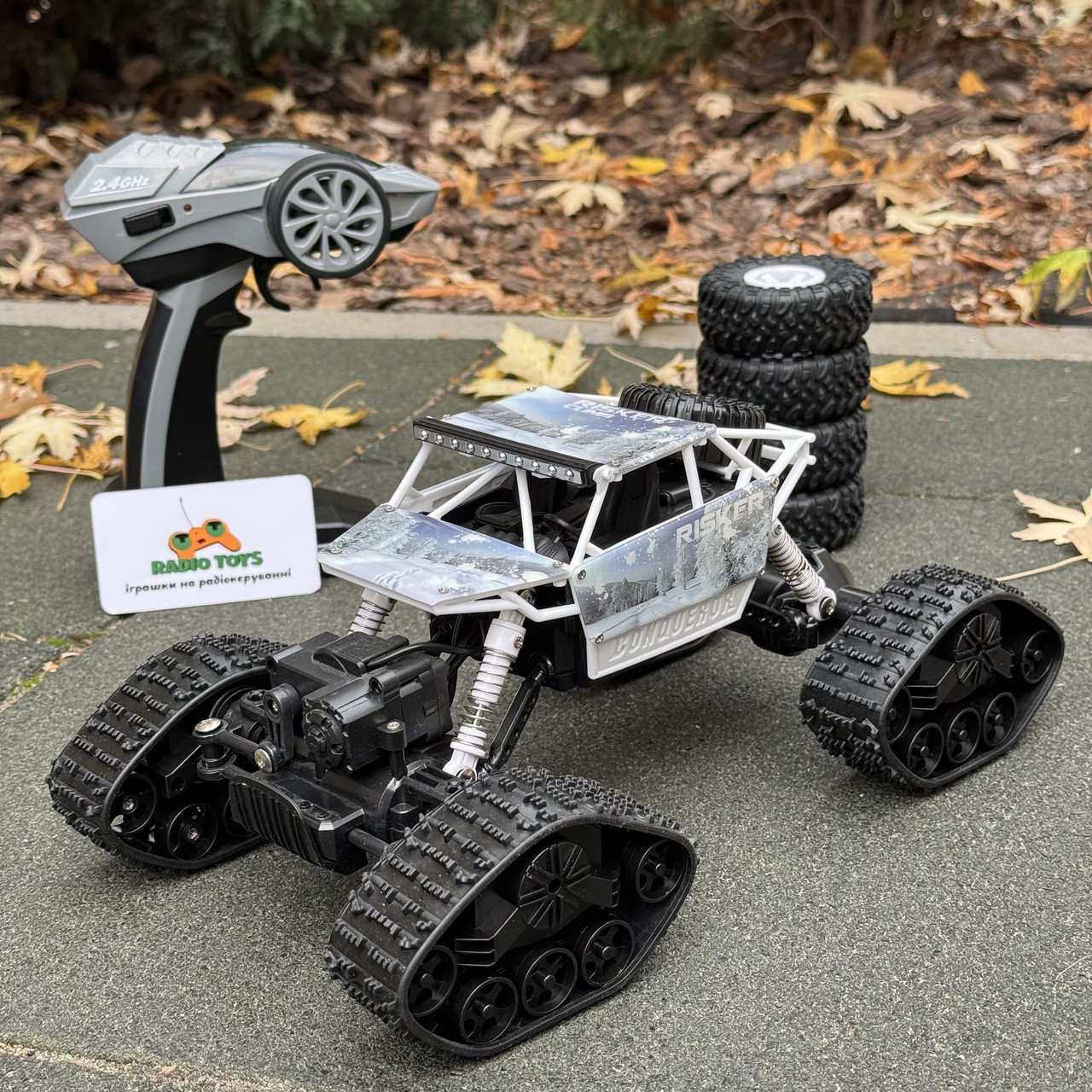 Всюдихід на радіокеруванні “Snow Rider 4x4” Білий | Монстр трак на пульті | Джип на радіоуправлінні, фото 1