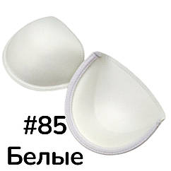 Поролонові чашки для бюстгальтера на кісточці оптом #85 БІЛІ