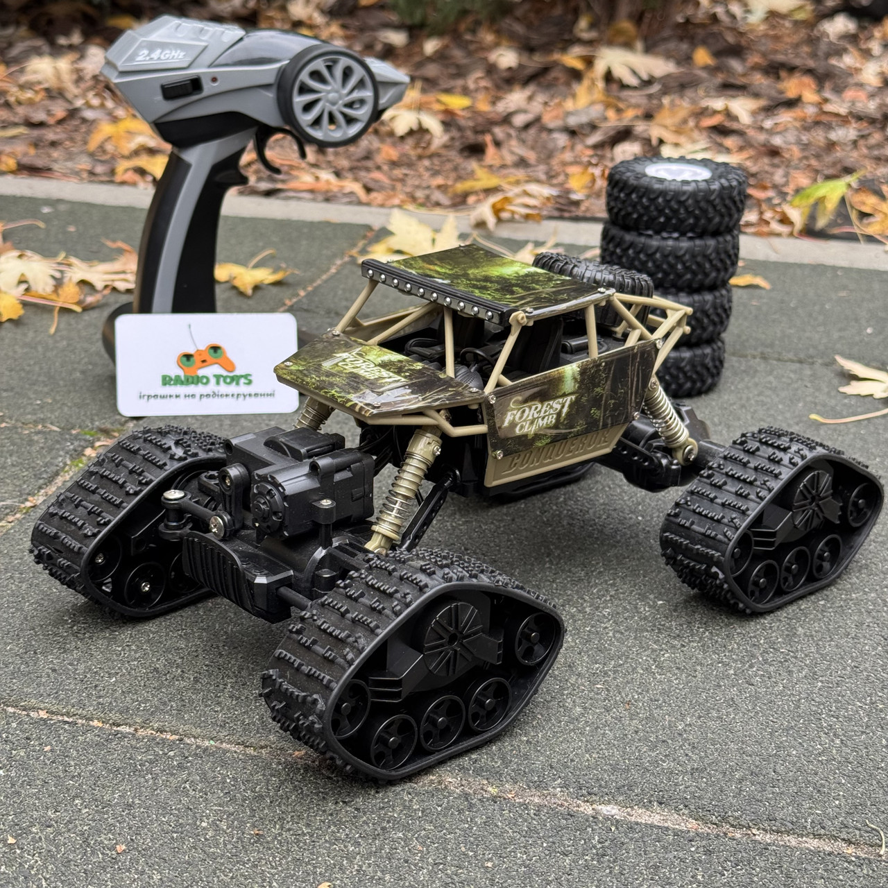 Всюдихід на радіокеруванні “Snow Rider 4x4” Зелений | Монстр трак на пульті | Джип на радіоуправлінні, фото 1