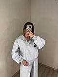 Жіночий спортивний теплий костюм оверсайз, фото 4