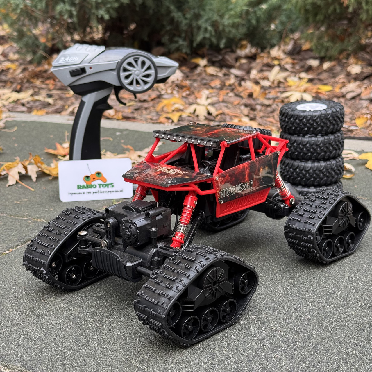 Всюдихід на радіокеруванні “Snow Rider 4x4” Червоний | Монстр трак на пульті | Джип на радіоуправлінні, фото 1