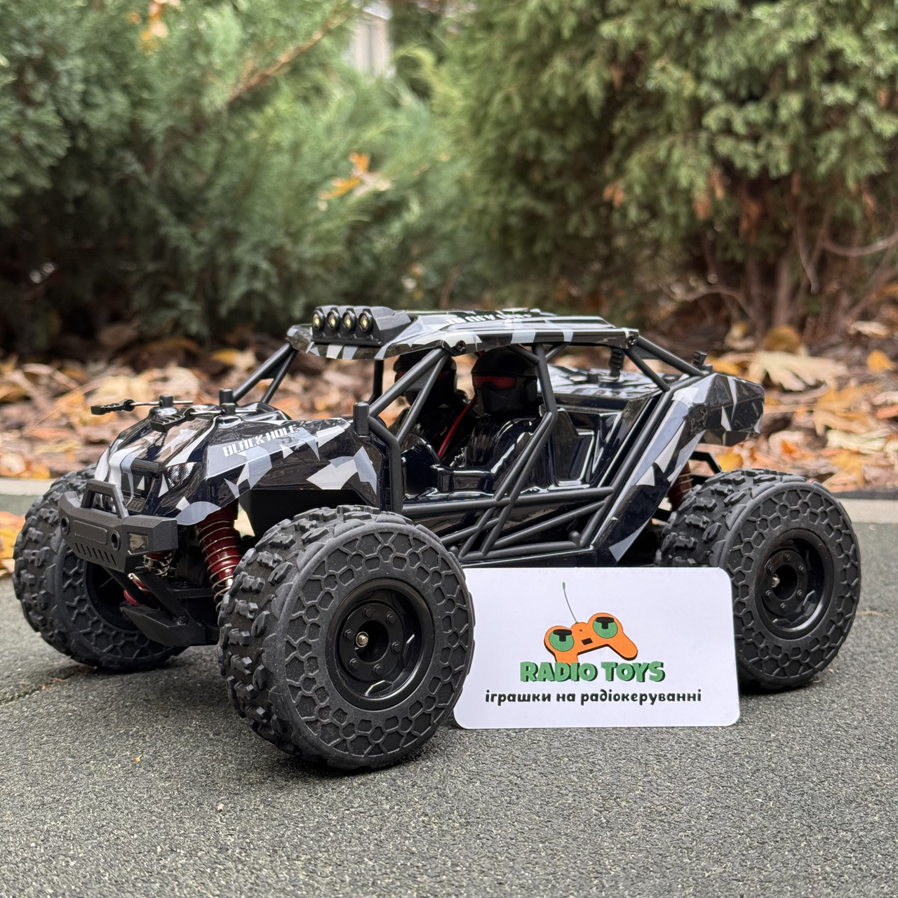 Джип на радіокеруванні “Sand Fury” чорна | Машинка Баггі на пульті | Монстр-трак на радіоуправлінні, фото 1