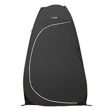 Намет душ-туалет для кемпінгу автомат 120×120×190 (см) тент для душу та туалету туристичний LU-015DB Чорний