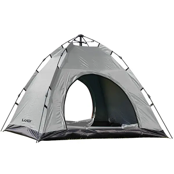 Намет кемпінговий 2 на 2 метри автоматичний для риболовлі походу туристичний LU-019G Сірий